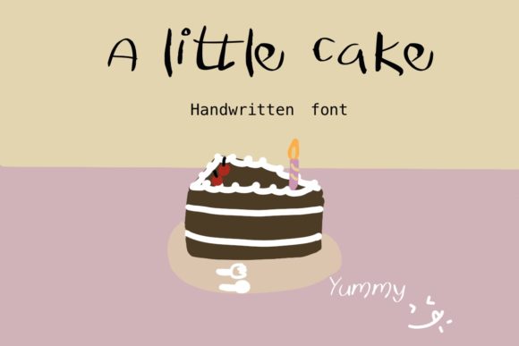 A Little Cake Font Review for Brand Designers