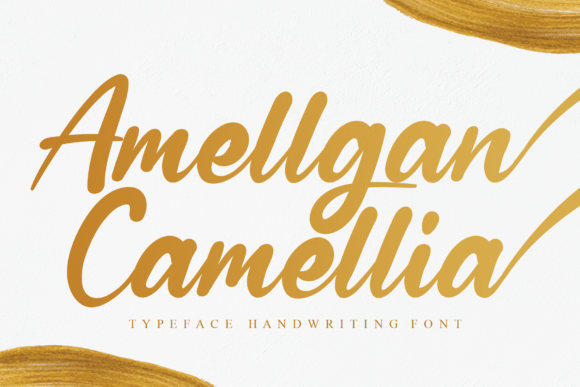 Amellgan Camellia Font for Editorial Design