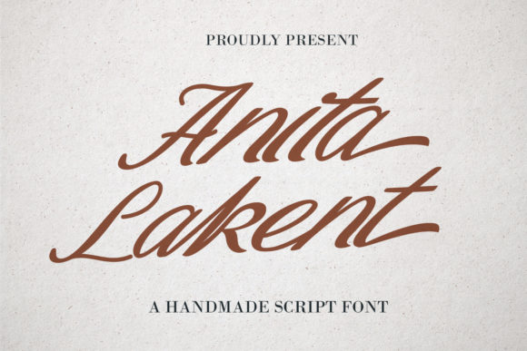 Anita Lakent: A Handwritten Font for Makers