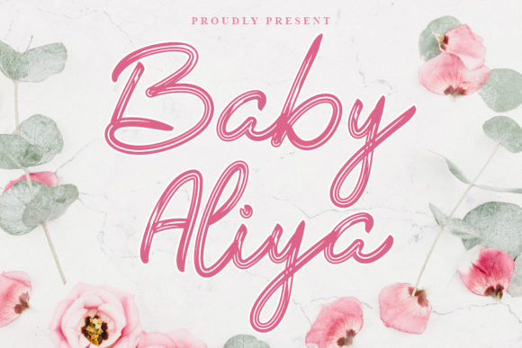 Baby Aliya: A Flowing Script Font for Editorial Design