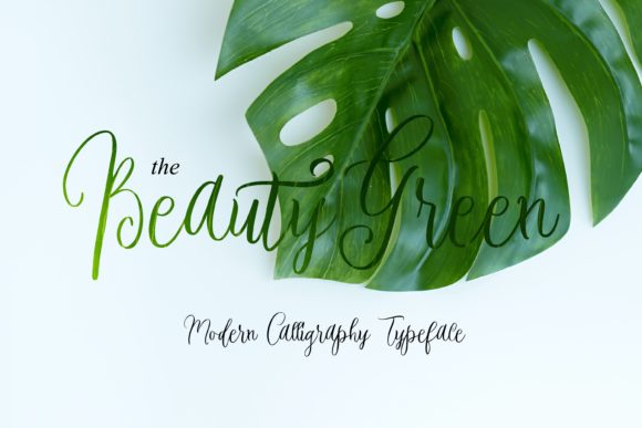 Beauty Green Font Review for Makers