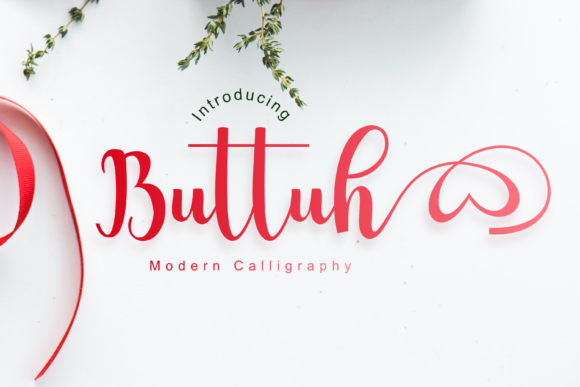 Buttuh Font: Elegant Script for Handmade Brands