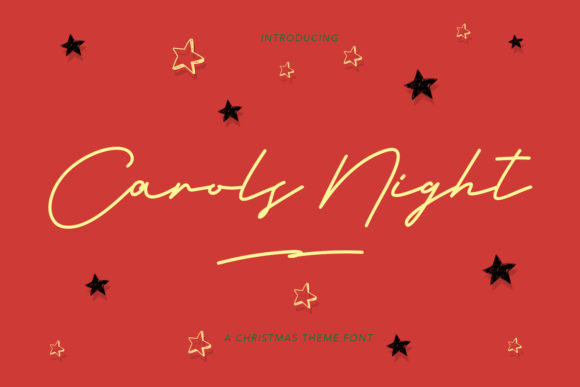 Carols Night Font for Authentic Branding