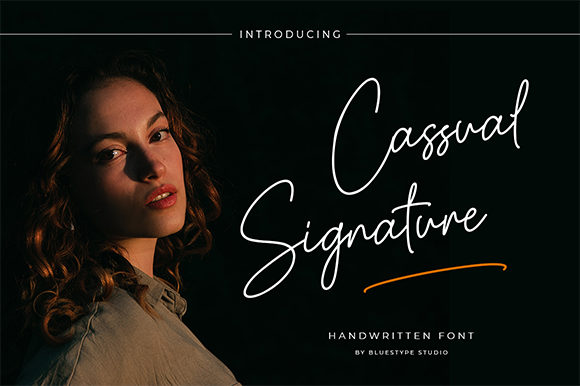 Cassual Signature Font for Modern Branding