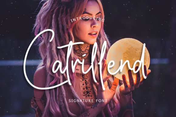 Catrillend Font for Editorial Design and Branding