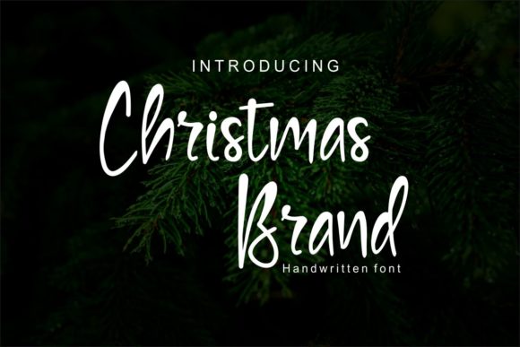 Christmas Brand Font for Handmade Holiday Creations