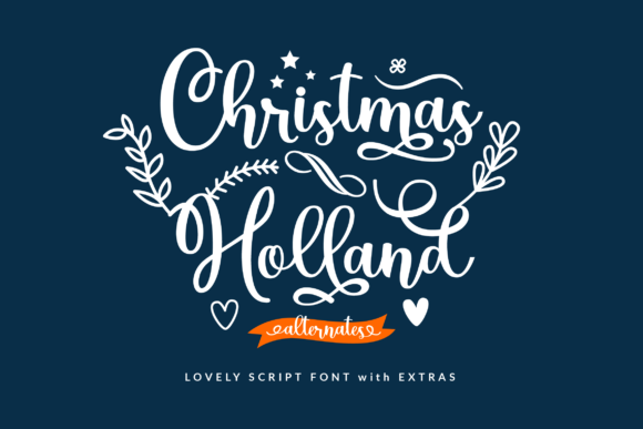 Christmas Holland Font for Digital Branding