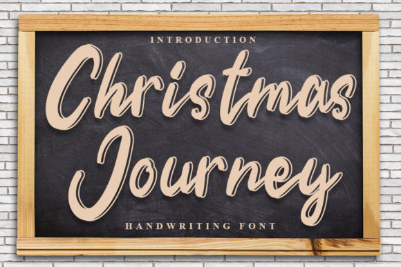 Christmas Journey Font for Campaign Design