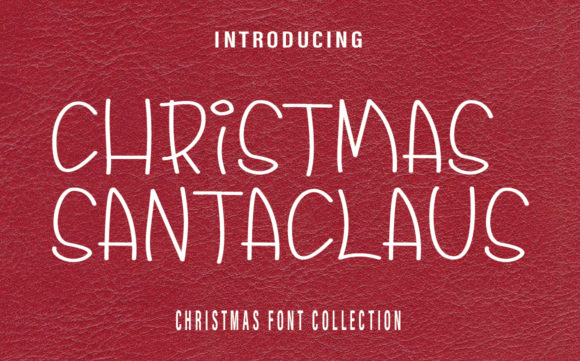 Christmas Santaclaus Typeface for Elegant Branding