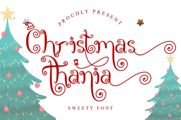Christmas Thania Font for Elegant Holiday Designs