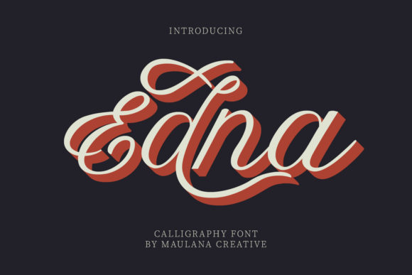 Edna: The Elegant Handwritten Font for Makers