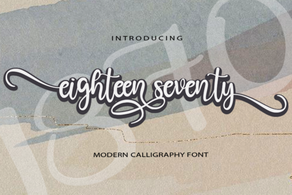 Eighteen Seventy: A Romantic Script Font for Web Design