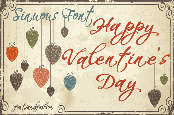 Happy Valentine s Day Font for Elegant Branding
