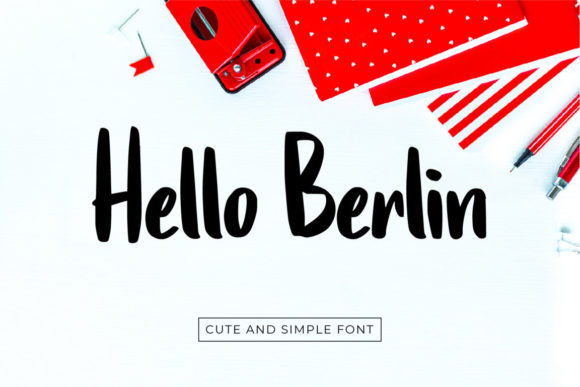 Hello Berlin Font Review: A Bold Script for Designers