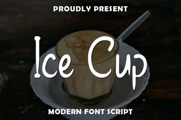 Ice Cup Font for Editorial Design