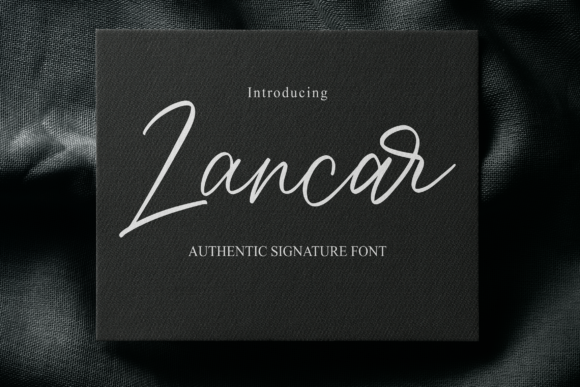 Lancar: A Modern Handwriting Font for Editorial Design