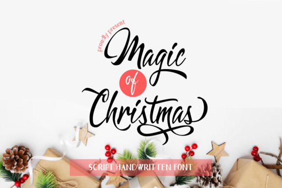 Magic of Christmas Font for Digital Design