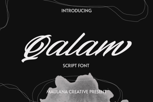Qalam: A Balanced Script Handwritten Font for Web Design