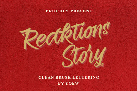 Reaktions Story Font for Bold Marketing