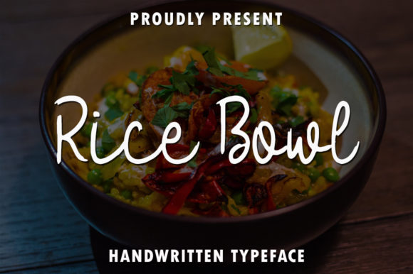 Rice Bowl Font: Elevate Campaign Visuals