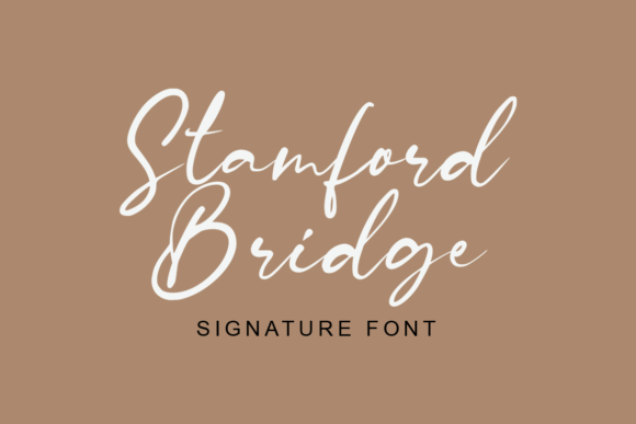 Stamford Bridge Font for Elegant Business Branding