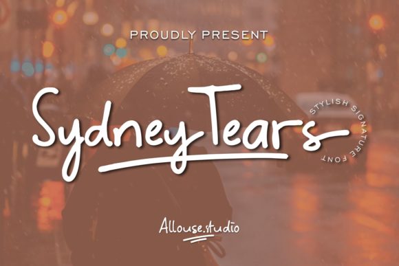 Sydney Tears Font for Polished Branding