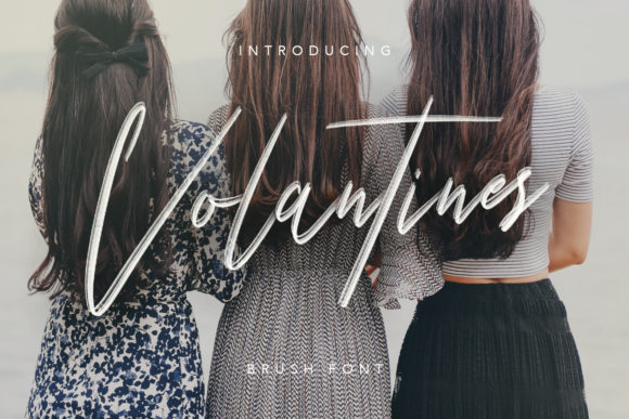 Volantines: A Modern Handwritten Typeface for Web Design