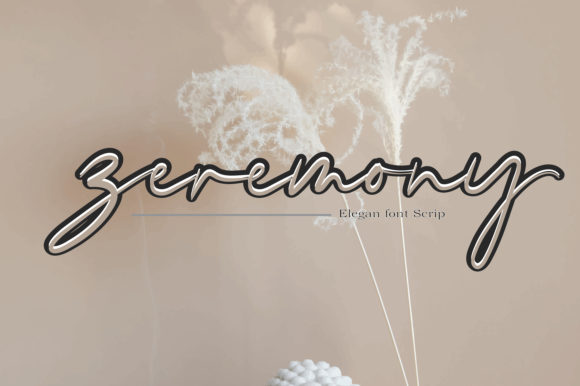 Zeremony: A Simple Handwritten Font for Brands